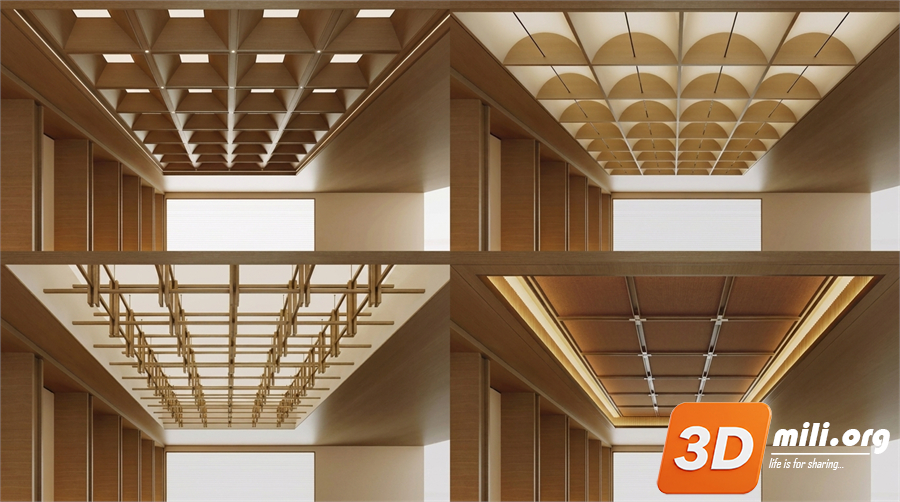 Ceiling Decoration Skp Files